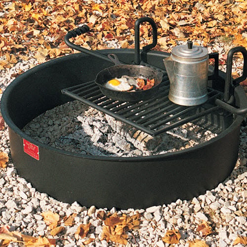 Campfire Rings: Campfire Cooksite with Tip-back Anchors ( FA-30 )